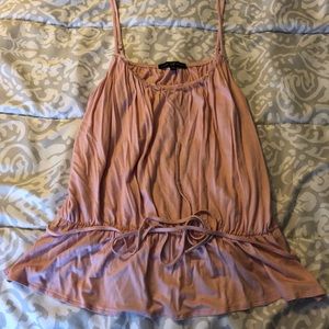 Blush Gap drop waist tie camisole-Size L